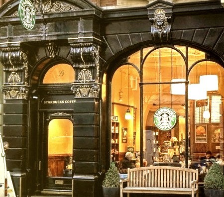 Starbucks, Leicester Square, London 