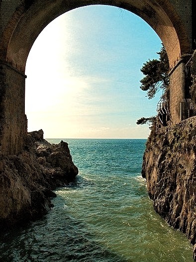 Ocean Arch, Amalfi Coast, Italy 