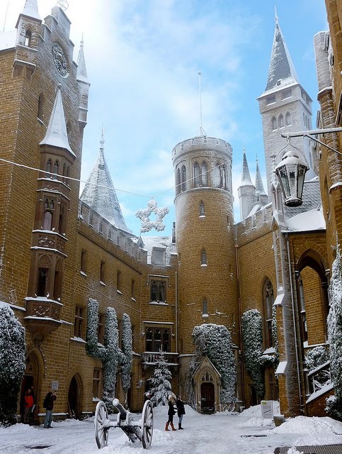 Snow Frosting, Burg-Hohenzollern Castle, Germany